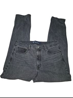 Gap Women's Black High Rise Vintage Slim Straight Jeans Size 12/31 R